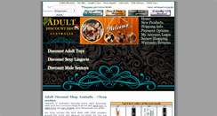 Desktop Screenshot of adultdiscountshop.com.au